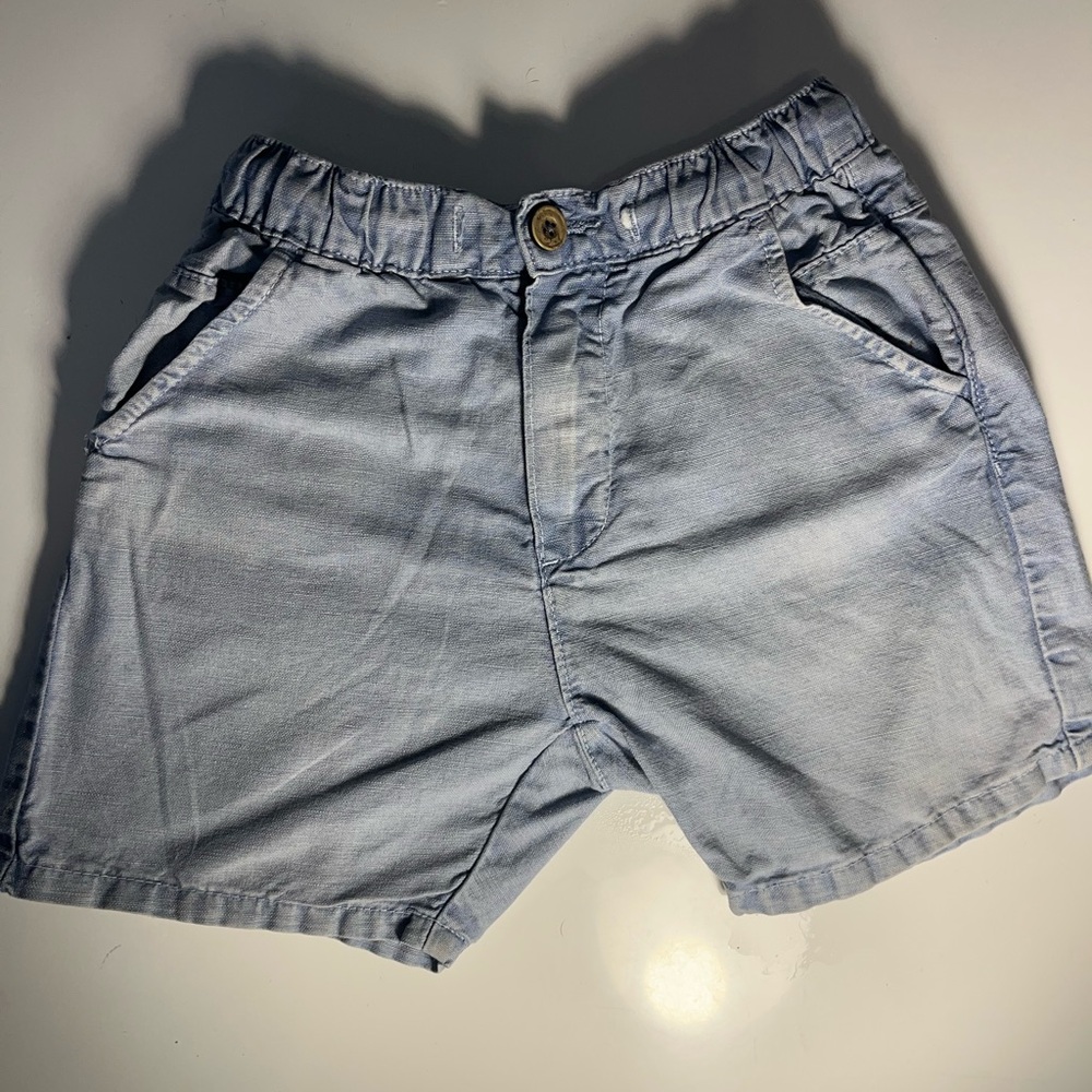 Zara Casual Chambray Shorts
